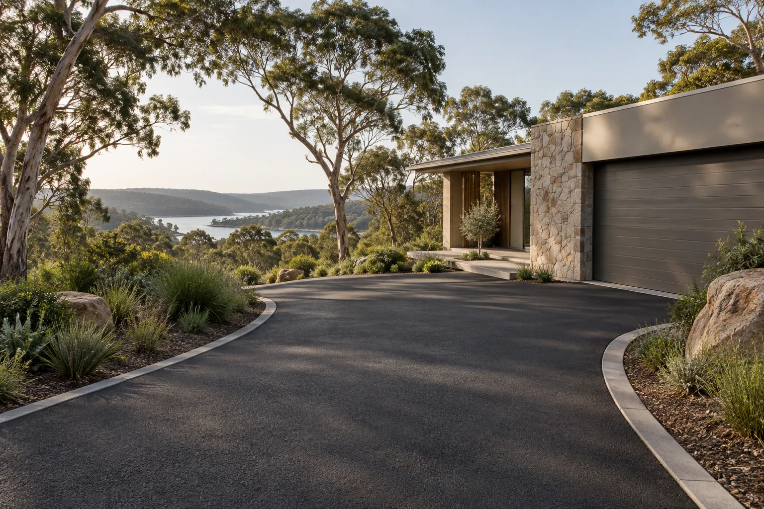 Illustrative asphalt project in an Australian setting