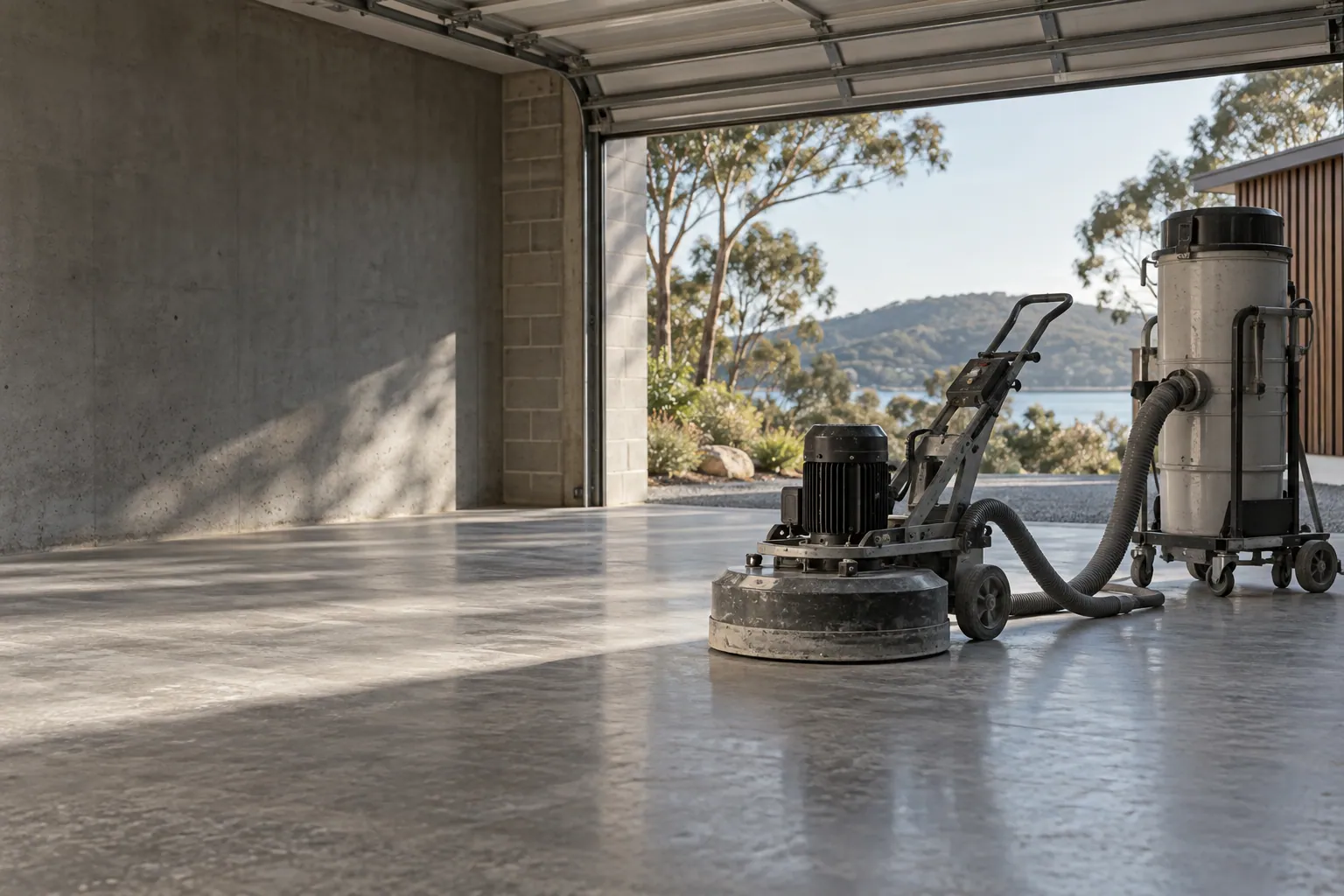 Illustrative concrete grinding project in an Australian setting