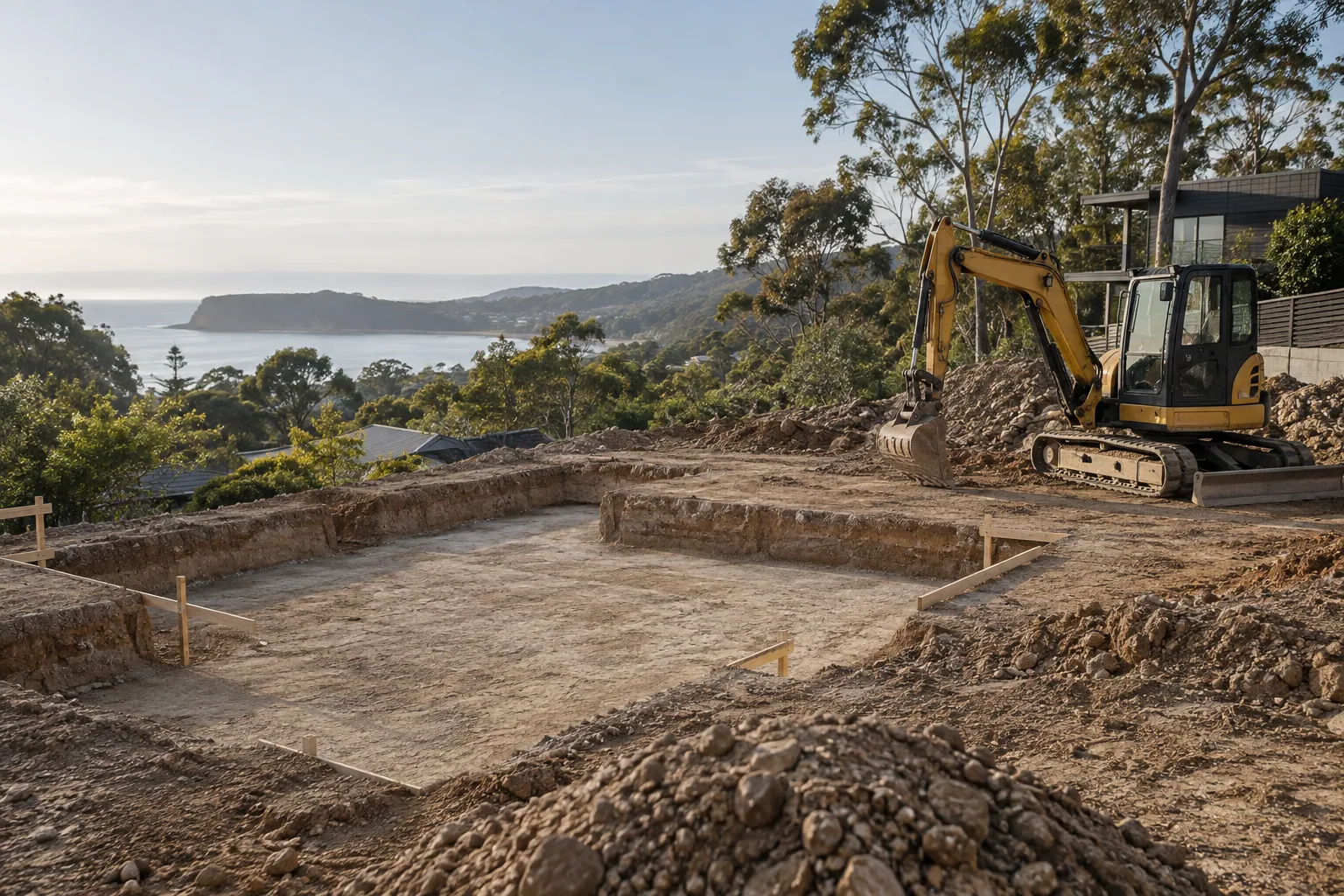 Illustrative excavation project in an Australian setting